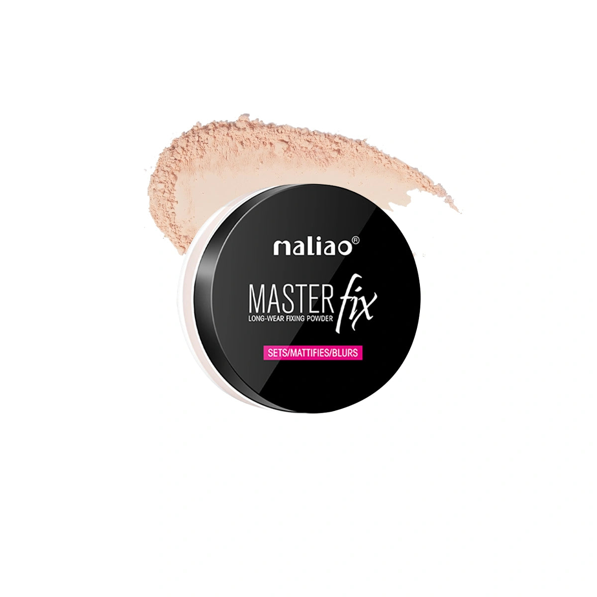 Maliao Master Fix Long Wear Compact Powder - Smooth Finish for All-Day Beauty